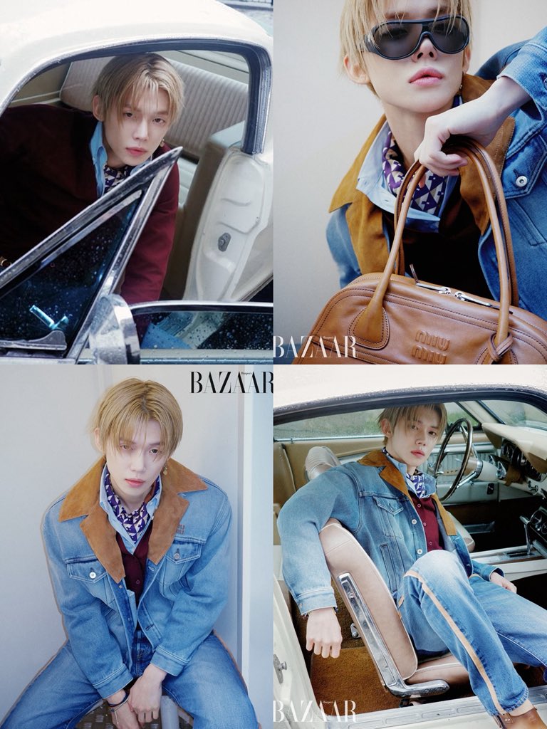 YEONJUN X MIU MIU FOR HARPER’S BAZAAR!! HE LOOKS SO GOOD OMG