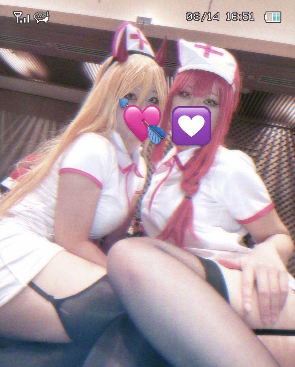 takanashimiu's tweet photo. 昨日はナースでえろがりを奏でてきた🎶💉

ﾏｷﾏ@da___ffund 
ﾊﾟﾜｰ 小鳥遊みう

 #アコスタ幕張 https://t.co/Zj6X2gzKDO