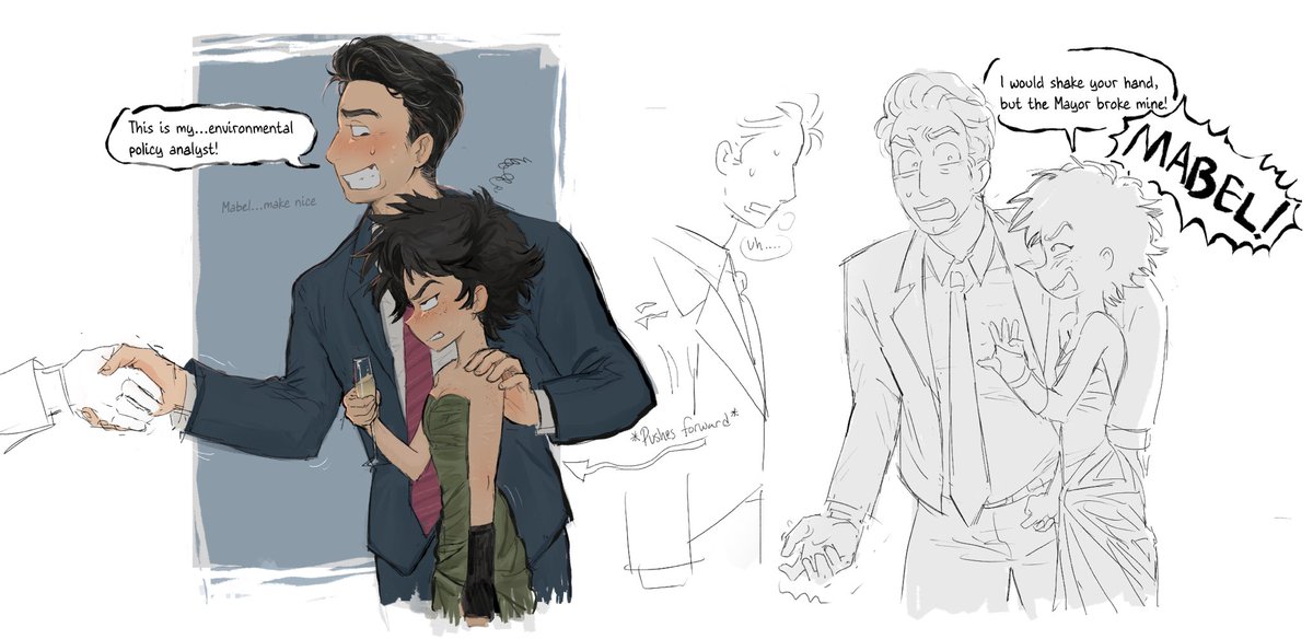 Mayor Jerry/Mabel post-election Mayoral ball, they don't ever fully Make Nice