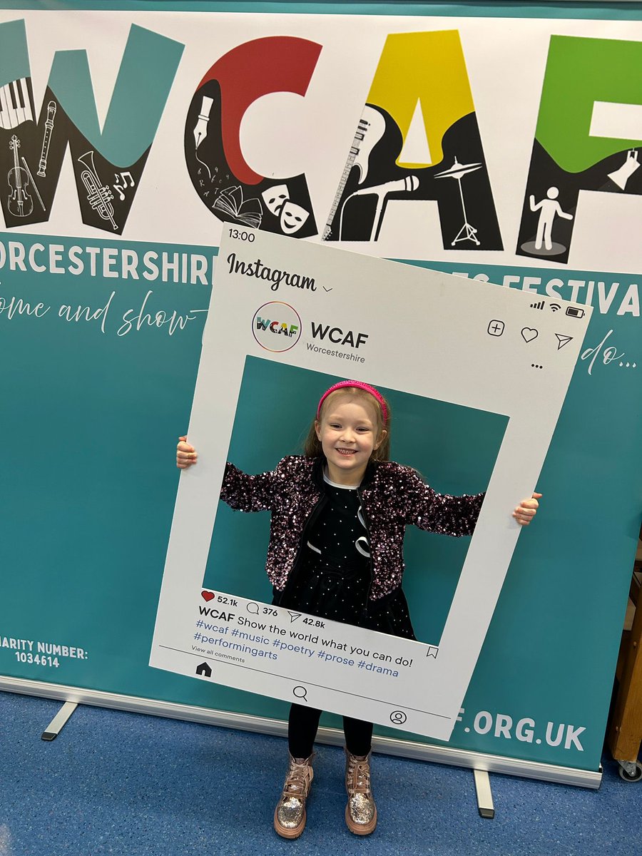 So proud of all 12 pupils who took part in the Worcestershire Creative Arts Festival this weekend. <a href="/winterfoldhs/">Winterfold School</a>