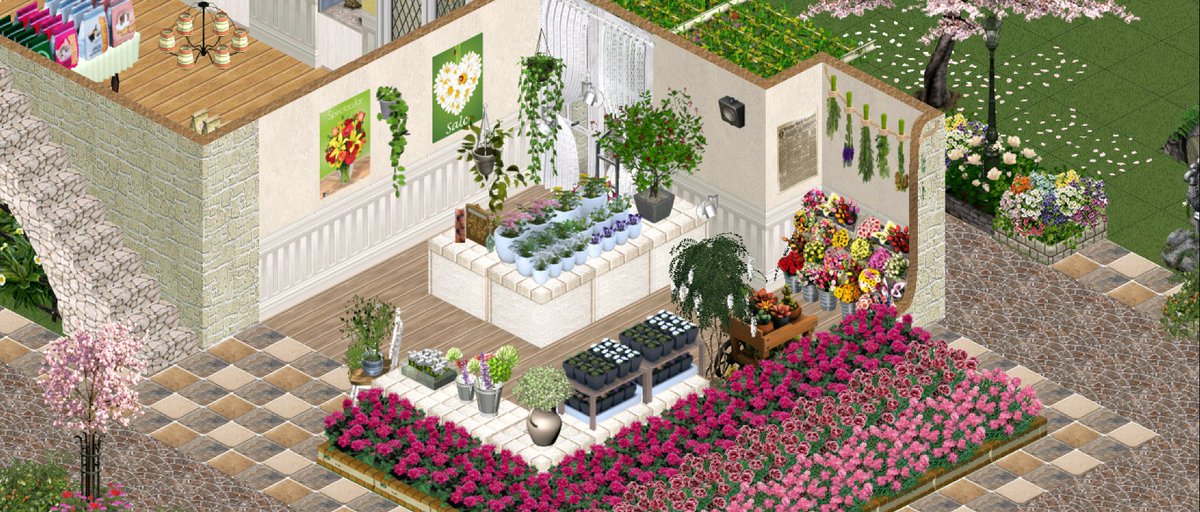 tejimaji's tweet photo. 花屋さんを作りたい https://t.co/AE67xoHBvo