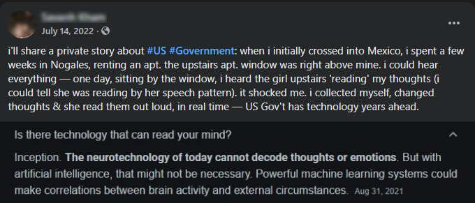 DieOnFeet's tweet photo. 🇺🇸 USA is an open-air prison?
- Left: Palantir is 1, of many, omnipresent surveillance
- Right: US govt read my mind in real time

👇 Huge 🧵 about gangstalking: DHS-led nation-wide organized stalking encompassing Deep State, Federal, State, local-community level. https://t.co/pNa2vznlzl