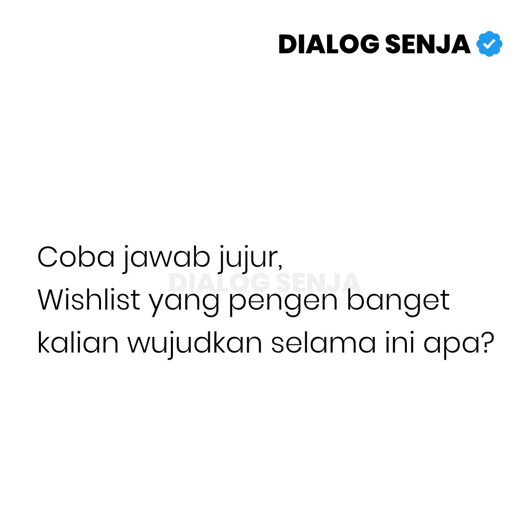 Dialog Senja tweet media