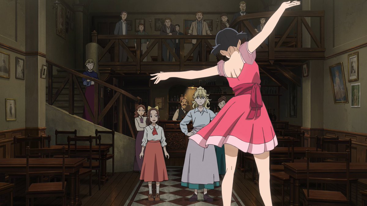 約100年前のパリを舞台に、異国の地で夢を追いかける少女たちの物語。 バレエシーンの振付は田北志のぶ、ウィルフレード・ロモリ。ニキータ・スハルコフ、根岸祐衣らの動きをモーションキャプチャーで捉えたアニメーションにも注目！ ©「パリに咲くエトワール」実行委員会 配給：松竹