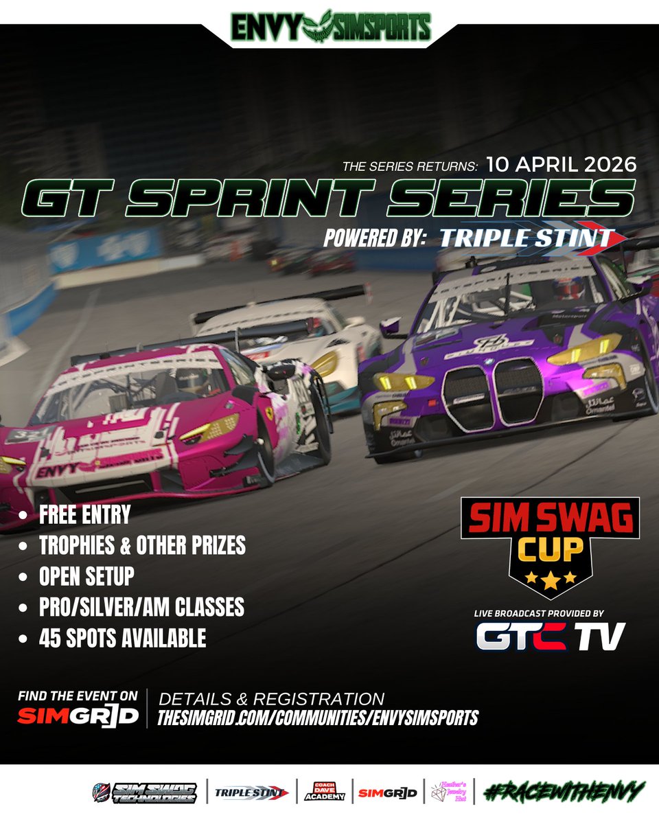 Envy SimSports tweet media