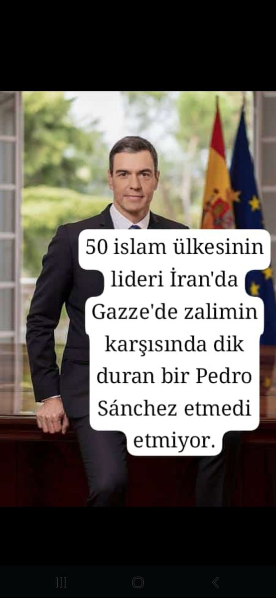 <a href="/Ysf34A/">Ysf</a> <a href="/zerrinesay/">Zerrin A</a> Pedro Sánchez
<a href="/sanchezcastejon/">Pedro Sánchez</a> 
Seni seviyoruz.
ispanya sizleri seviyoruz.
#Spain_we_love_you