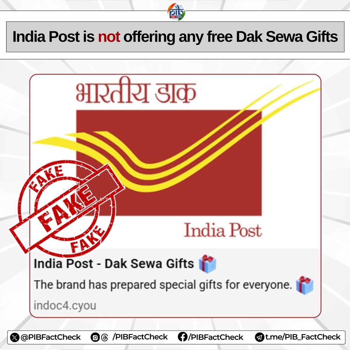 PIB Fact Check tweet media