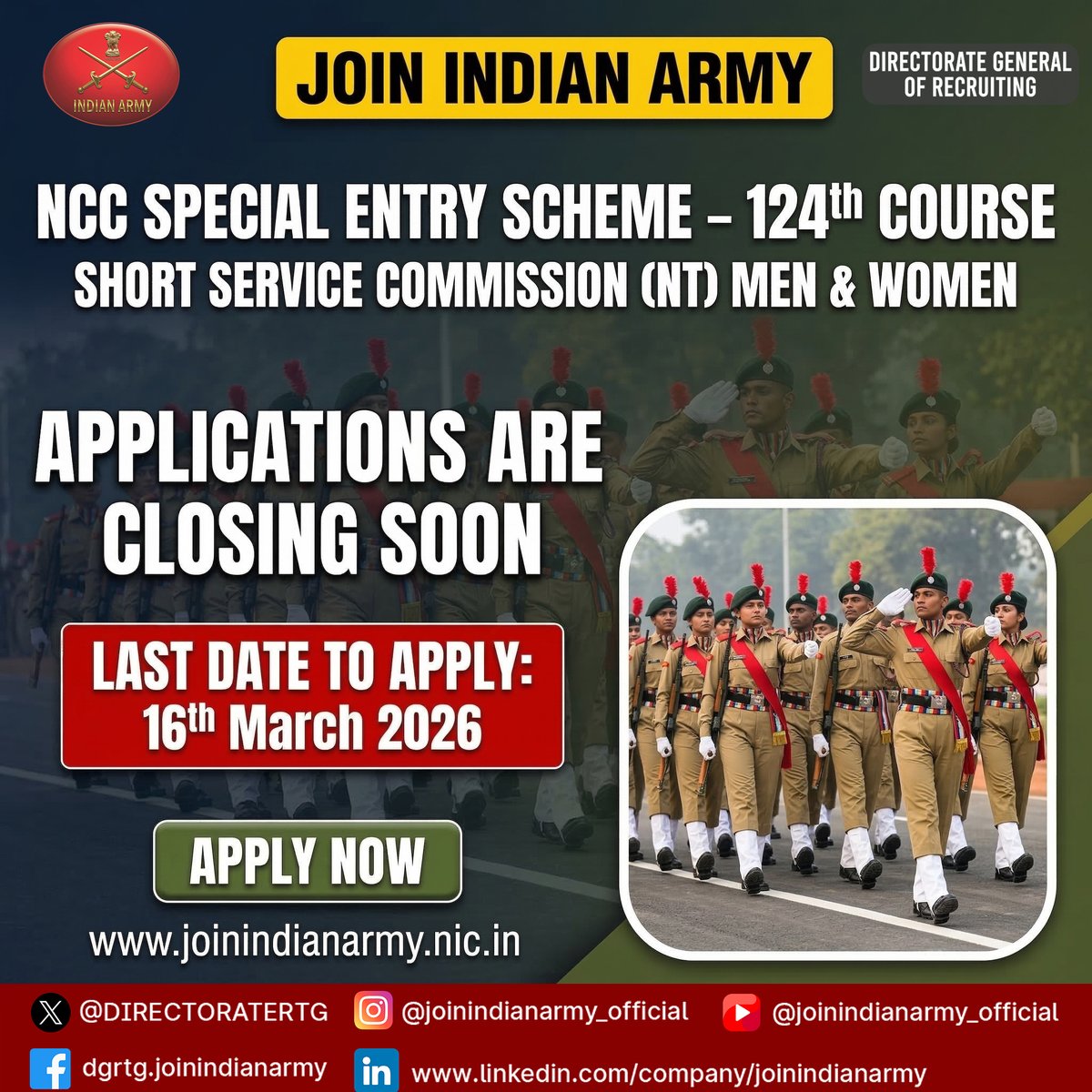 Directorate General of Recruiting - Indian Army tweet media