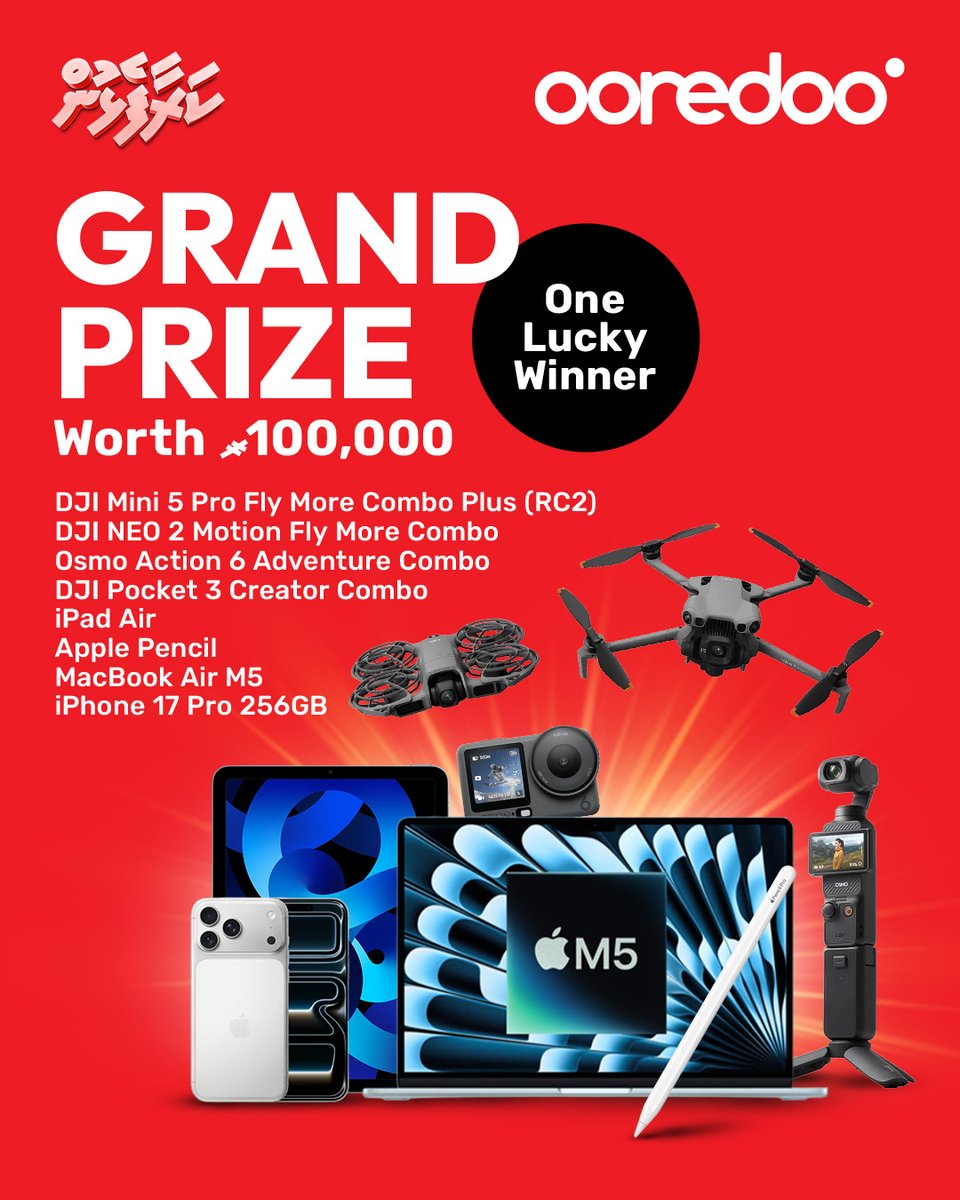 OoredooMaldives's tweet photo. ✨ Slice the Karaa on #OoredooKaraaFelhun & win exciting gifts every day! 🍉🎁

This Ramadan, choose your team, Raiy Lashkaru or Noo Lashkaru and slice together to break the Karaa faster.

Win daily data rewards, plus one special gift every day for a random player from the winning team!

Pick your team and start playing now 👉 https://t.co/l6lUeCqRzw

#RamadanWithOoredoo