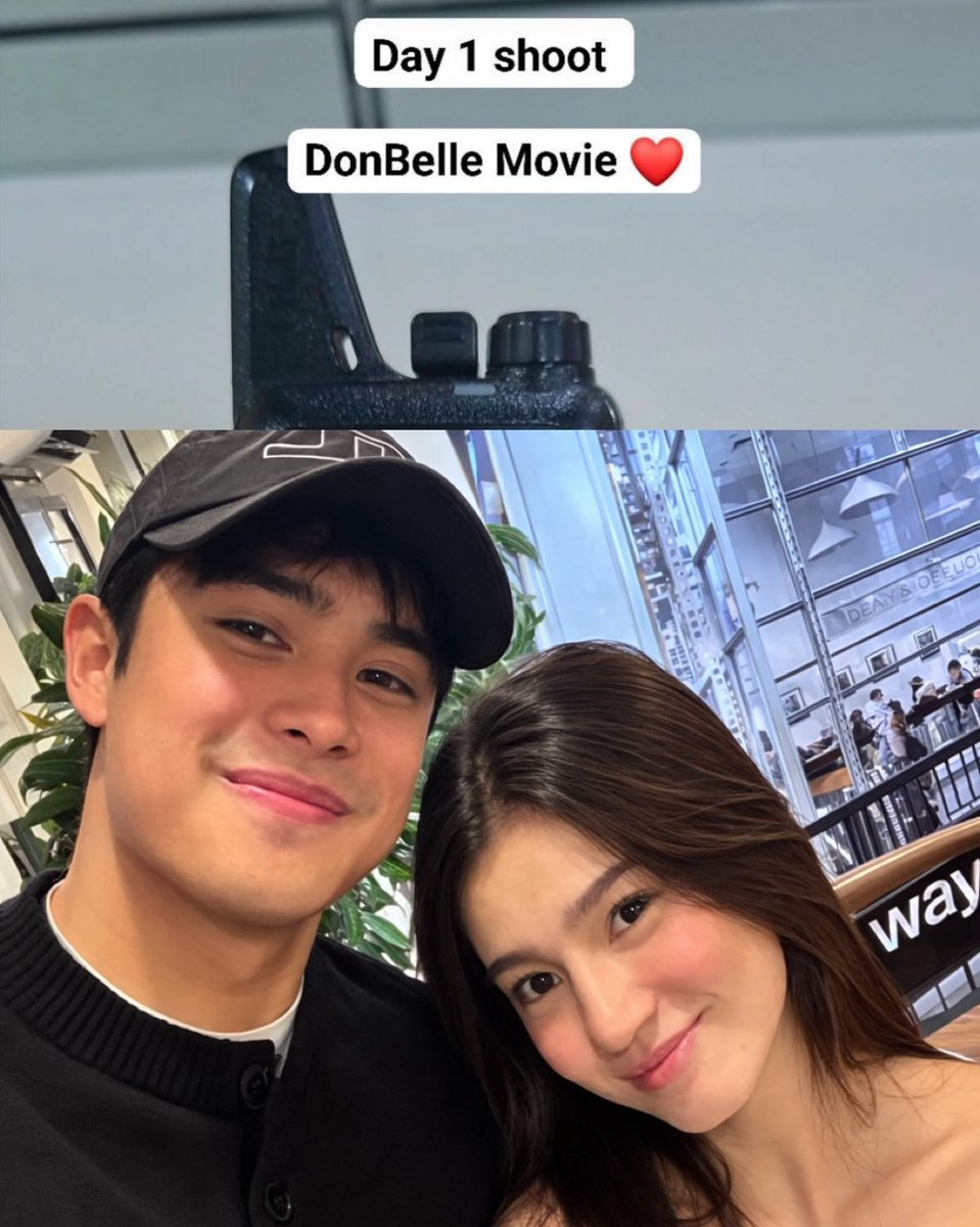 This is it! Day 1 shoot DonBelle Movie #TayoSaWakas 😍😍😍

#DonnyPangilinan #BelleMariano
#DonBelle <a href="/donnypangilinan/">Donny</a> <a href="/bellemariano02/">Belle Mariano</a>