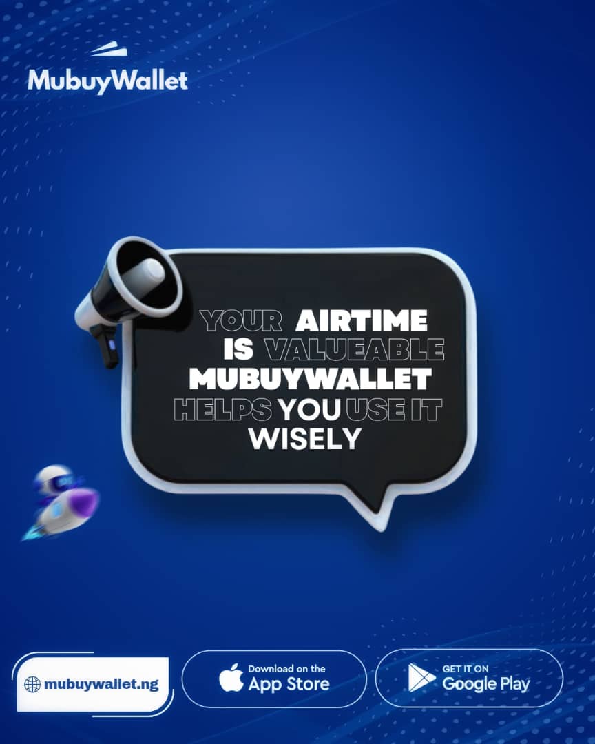 MubuyWallet's tweet photo. Your airtime shouldn’t go to waste. 💙
Turn it into real value with MubuyWallet. https://t.co/OWUi0icgIS