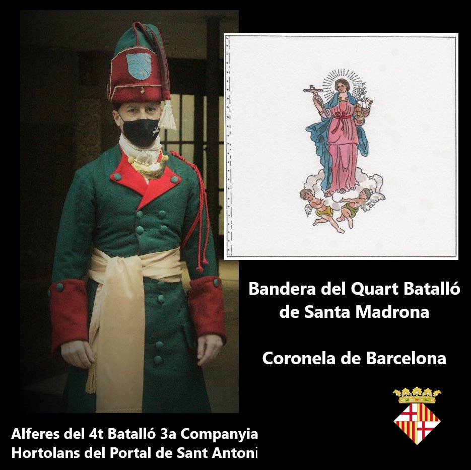 BcnCoronela's tweet image. Avui 15 de març és la festivitat de #SantaMadrona, la tercera copatrona de #Barcelona fins 1714.
Patrona de tota la gent relacionada amb el "mar" perquè va fer un miracle al port de la ciutat.
A més a més era la patrona del Quart Batalló de la #CoronelaDeBarcelona
