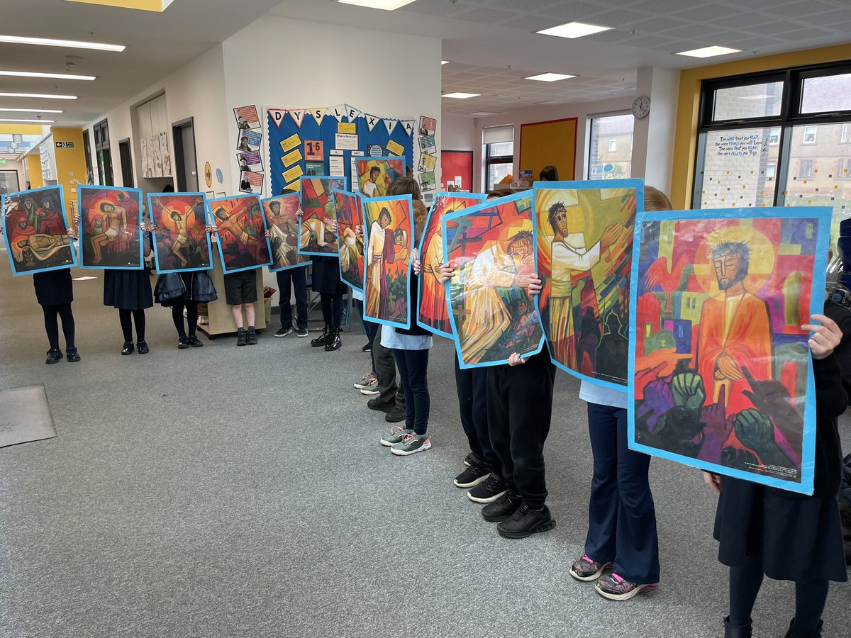 Thank you children for coming to Stations of the Cross.