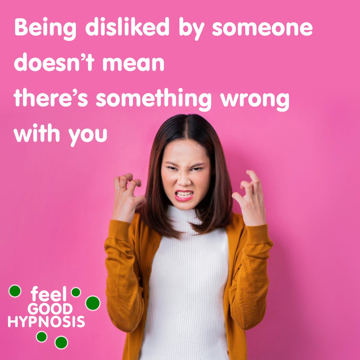 FeelHypnosis's tweet image. Being disliked by someone doesn’t mean there’s something wrong with you. 🌟 Hypnosis can help build confidence and self-acceptance, shifting focus from external validation to internal strength. Embrace your uniqueness! 💪💖 

#Hypnotherapy #SelfAcceptan feel-good.today
