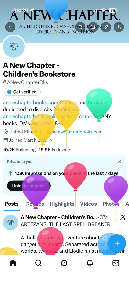 A New Chapter - Children's Bookstore tweet media