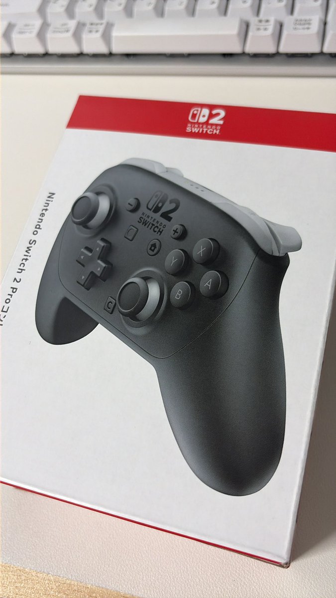 tak050's tweet photo. モンハンストーリーズが面白すぎるのに、プロコンの調子悪くなったから、思わずSwitch2用のプロコンポチった笑 https://t.co/tkNnkKOFUH