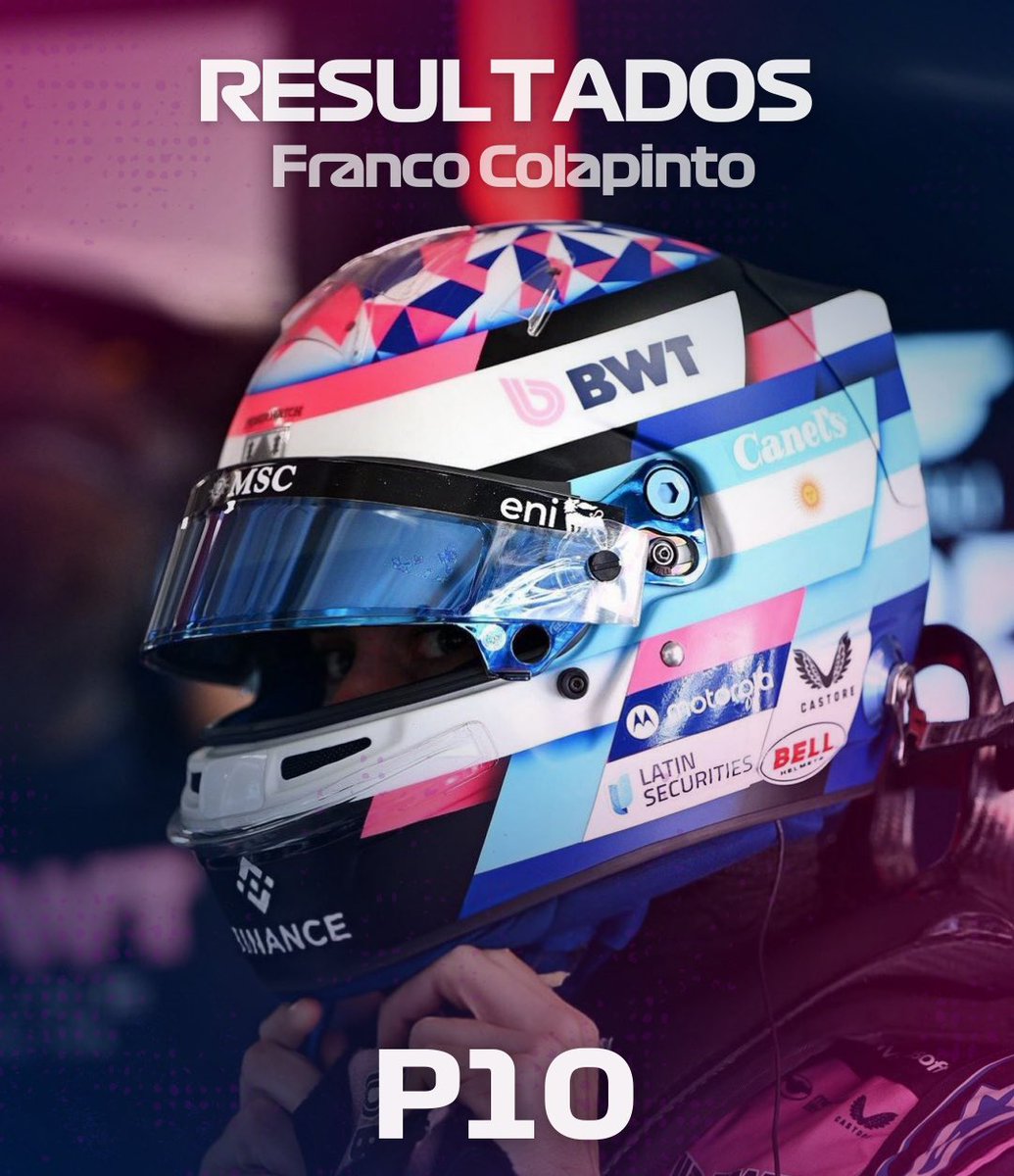 damiii_diaz's tweet image. Valió la pena quedarme despierta 😍 gracias por ser argentino franco colapinto