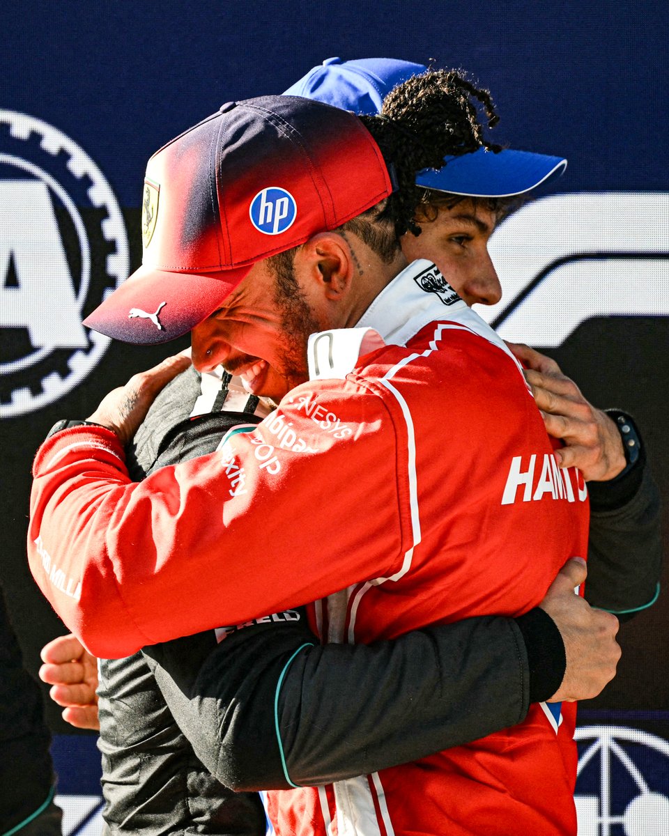 autosport's tweet photo. Kimi getting his first win with Mercedes and Lewis getting his first podium with Ferrari at the same race is perfect 🤌

#ChineseGP https://t.co/lE3OdVHiav