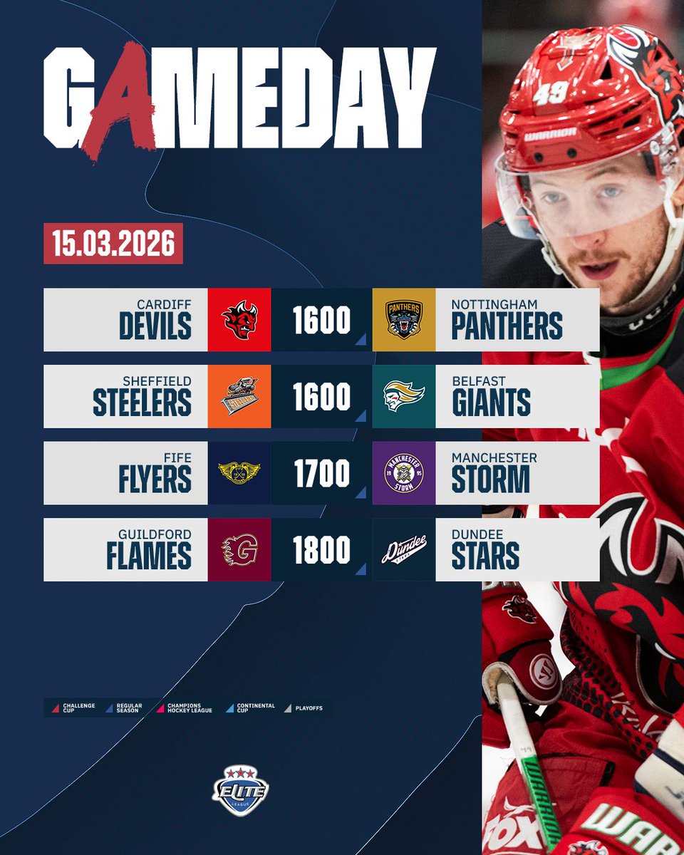 officialEIHL's tweet photo. Gameday! | #EIHL 

Who's heading home happy tonight? https://t.co/RktcfBsV2C