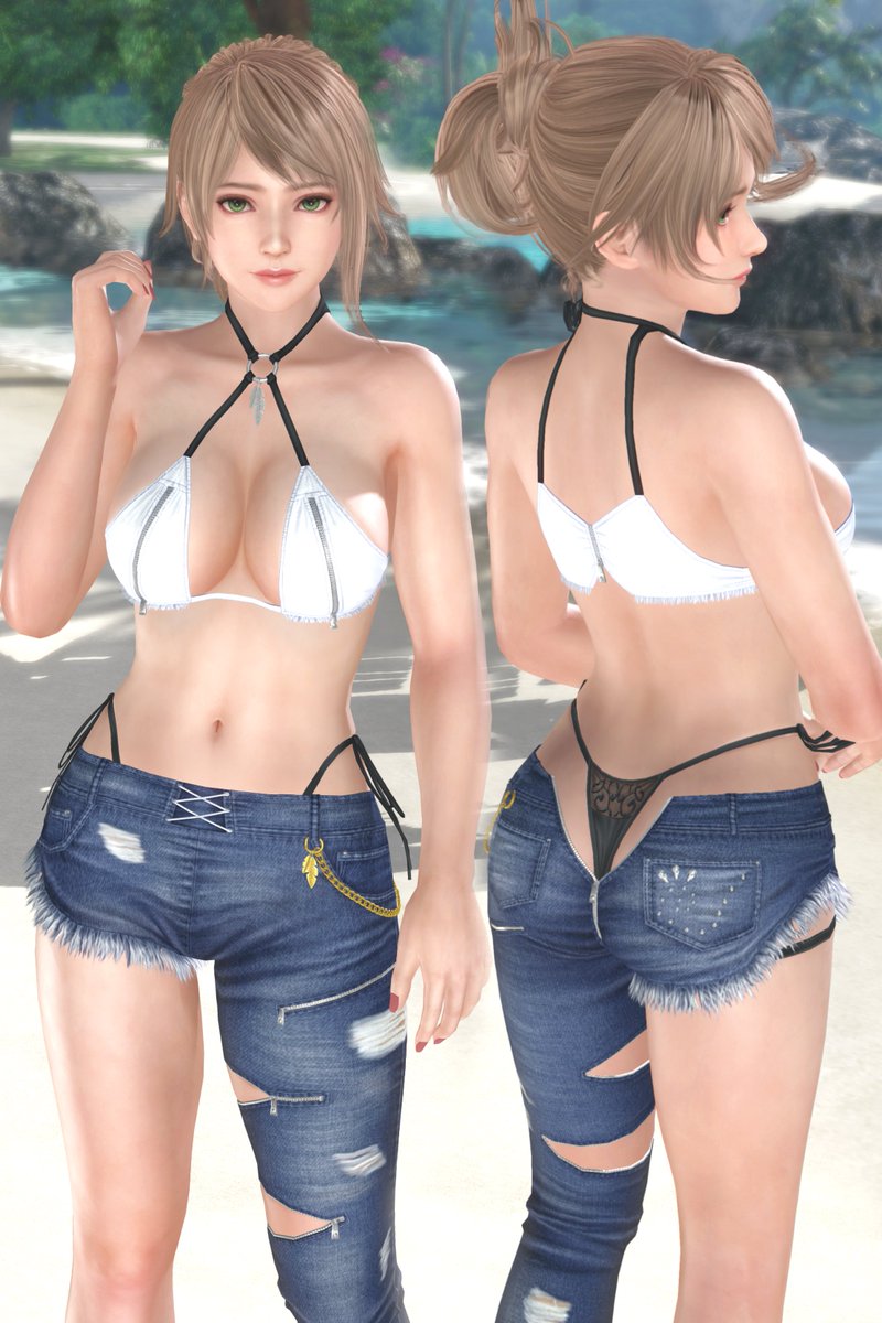 karaponeya60896's tweet image. エイミーさんです。
フロントのジップが素敵ですね。
#DOAXVV #Amy #エイミー