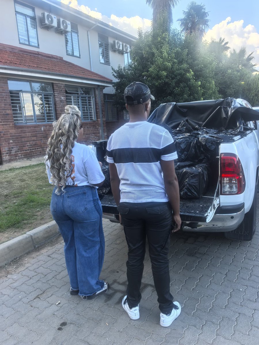 SAPoliceService's tweet photo. #sapsFS Members of the Provincial #AntiGangUnit arrested a 24-year-old male and 22-year-old female on 14/03 for possession of counterfeit liquor.

The suspects were stopped along the N6 from Queenstown to Bloemfontein, and several boxes of counterfeit liquor worth an estimated R105,000 were seized. They are expected to appear in the Bloemfontein Magistrate’s Court soon.

#fightingcrime #StopIllicitTrade SG
https://t.co/cBqq3Yk68u