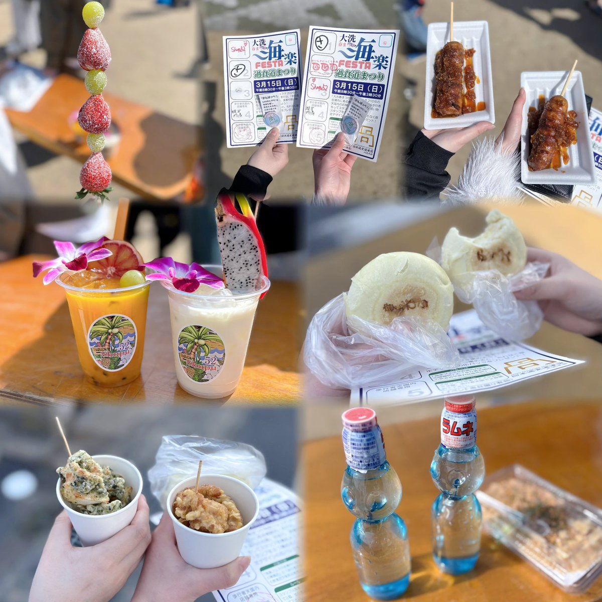 WkDar_'s tweet photo. 過食道してきた〜🍴✨
どれも美味しくて本当に最高でした♩ https://t.co/BsLNSVCKFO
