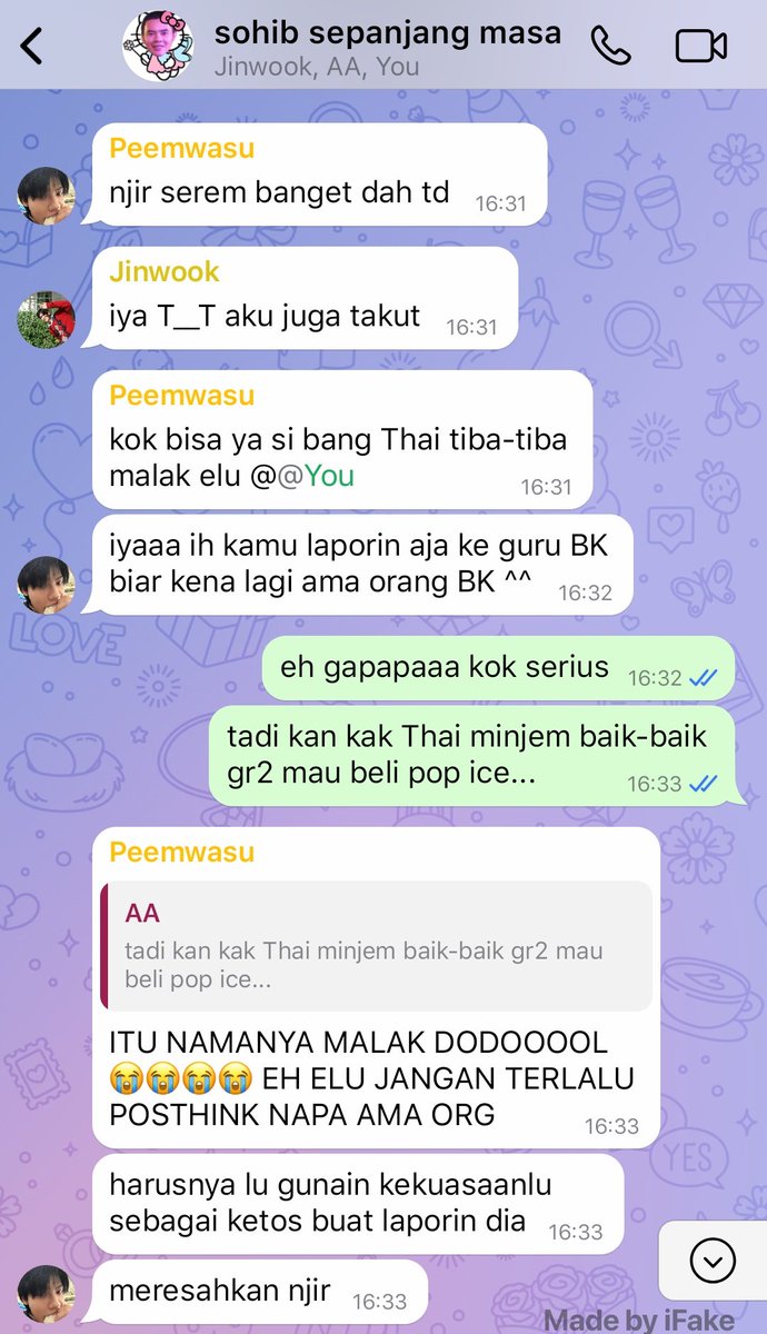 nongmarckris's tweet photo. #thaiaa socmed au (bahasa indonesia)

Dimulai dari AA yang dipalak sama berandal sekolah, kak Thai. https://t.co/AWaXkZP408
