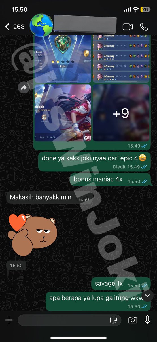 Joki ML Murah (FASTRESP WA) tweet media