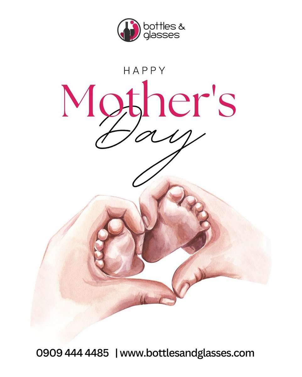 Behind every strong family is an even stronger mother. 
Today, we celebrate the love, sacrifices and strength of every mother out there. 
Happy Mother’s Day

#bottlesandglasses 
#happymothersday