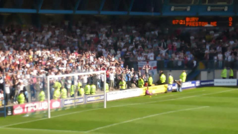 Pneawaydays's tweet photo. Wish we still had that togetherness like we did in league 1 the fans, management, and players had such a connection! #pnefc https://t.co/XeTLfF9bHZ
