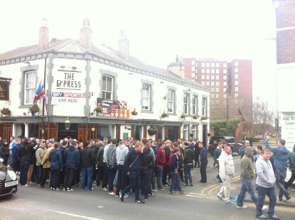 Pneawaydays's tweet photo. Wish we still had that togetherness like we did in league 1 the fans, management, and players had such a connection! #pnefc https://t.co/XeTLfF9bHZ
