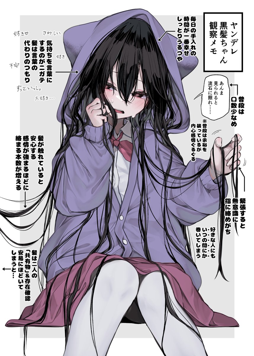 ヤンデレ黒髪OCりうちゃんとは🔍 