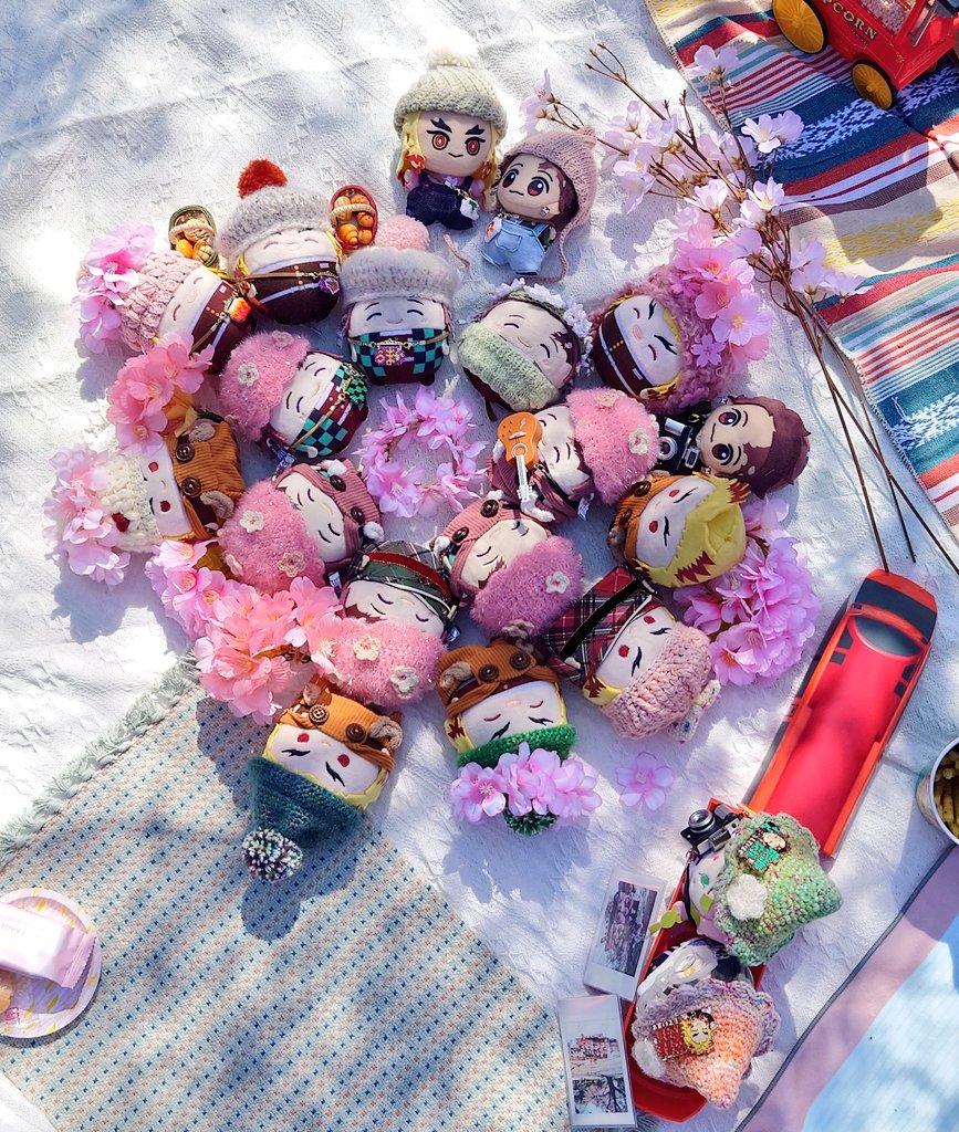 頭上の🌸よりこちらばかり見ていたな笑

ピンク、似合うね！