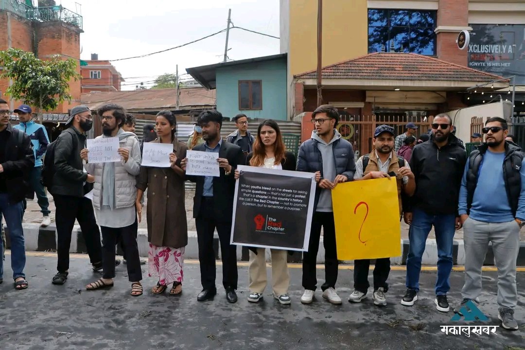 BasudevNeupane0's tweet photo. कार्की आयोगको प्रतिबेदन यथासक्य सार्वजनिकको माग गर्दै दबाबमूलक कार्यक्रम माइतिघरमण्डला,काठमाडौं। https://t.co/LfB2iV0gEg