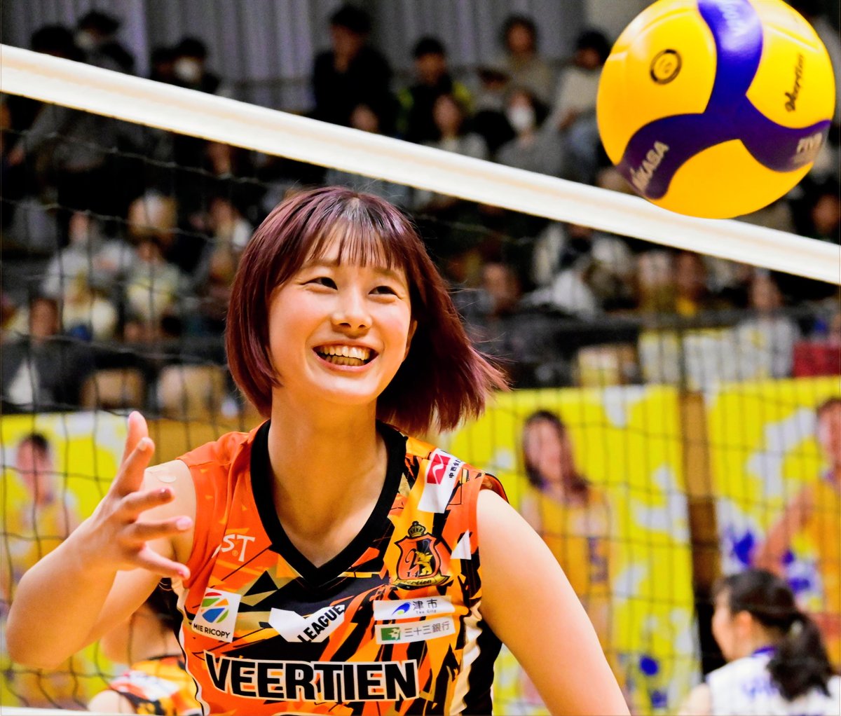 Jun144994215's tweet photo. 2026/03/15 #岡垣サンリーアイウエーブアリーナ

#ヴィアティン三重

#浮ケ谷夏未 選手

#Vリーグ https://t.co/qRFtwonwK7