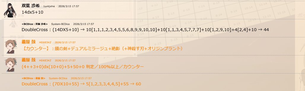 rpg_too's tweet photo. GM「こっちC値5だぞ！？」って叫んだシーン https://t.co/iuTNdBuiCH