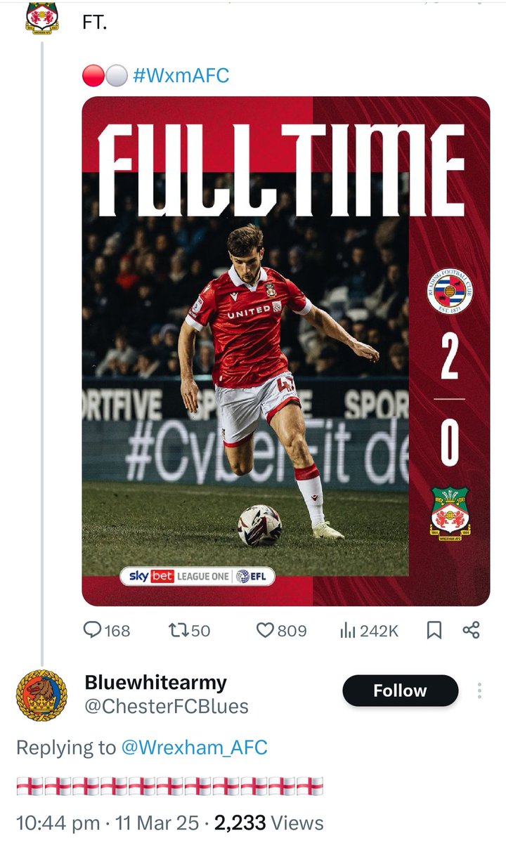 Wrexham Call Outs tweet media