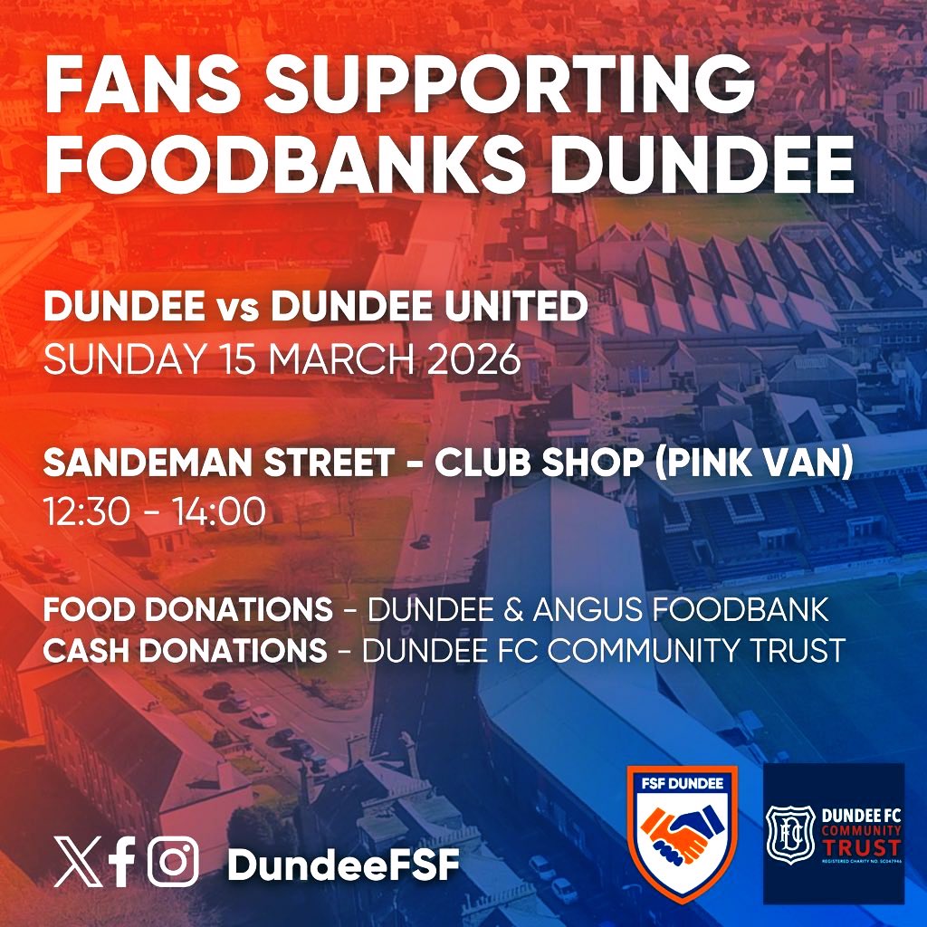 Fans Supporting Foodbanks Dundee tweet media