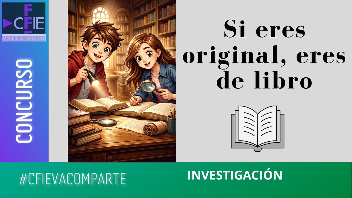 cfievalladolid's tweet photo. Atrévete a investigar y crear!!
•➡️ Para alumnado de ESO, Bachillerato y Ciclos Formativos
•➡️ Inscripción hasta el 27 de marzo➡️ Para grupos de 2 a 4 estudiantes  ➡️ Más información https://t.co/nbsMyecYor https://t.co/guSS2kqlKY https://t.co/jC2fxrCfUo