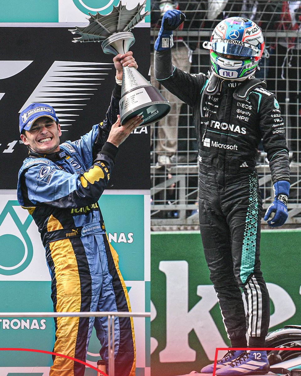 Kimi Antonelli becames the first Italian race winner since Giancarlo Fisichella 20 years ago 🇮🇹🤯