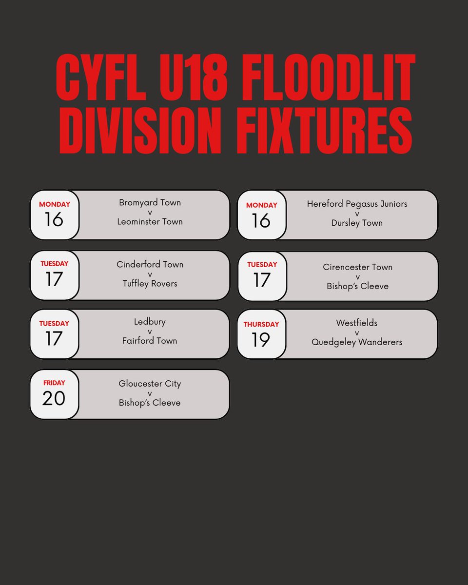 Cheltenham Youth League tweet media