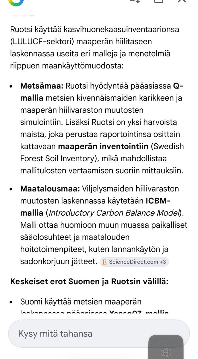 LMerisaari's tweet photo. Tärkeätä on nyt verrata malleja. Kohta kohdalta. Ruotsi arvioi luontoa laajemmin täsmä havainnoilla kahden mallin synteesin turvin. Suomi @meteorologit kehitellyt poliittisen mallin #yasso jota poliitikot käyttää #luke @Yleisradio @hsfi https://t.co/zMikO1C1ti