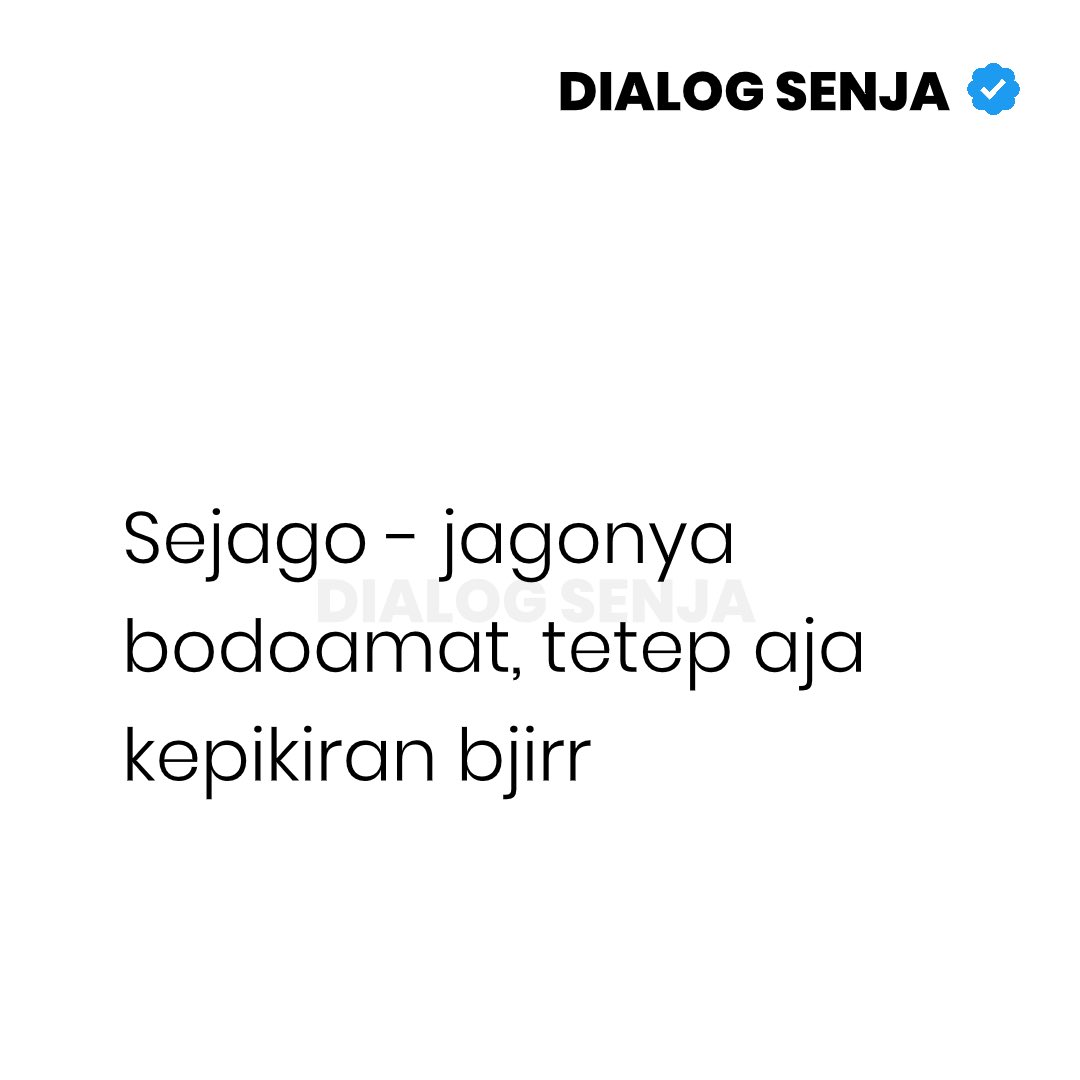 Dialog Senja tweet media