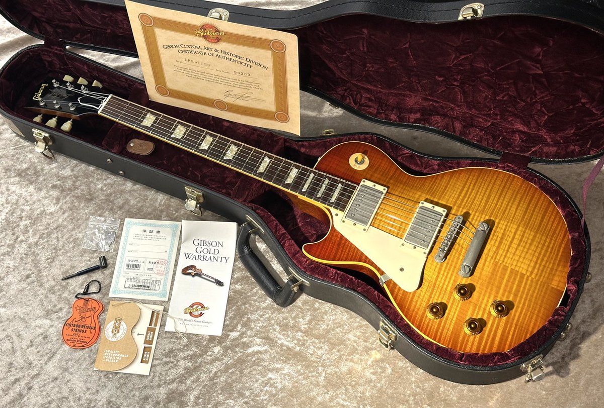 GCLUB_TOKYO's tweet image. 【2F新着品】  Gibson Custom Shop Historic Collection 1959 Les Paul Standard Reissue Left Hand 2000年製

希少なレフティモデルです！

shop.kurosawagakki.com/items/2954264

#gibsoncustomshop