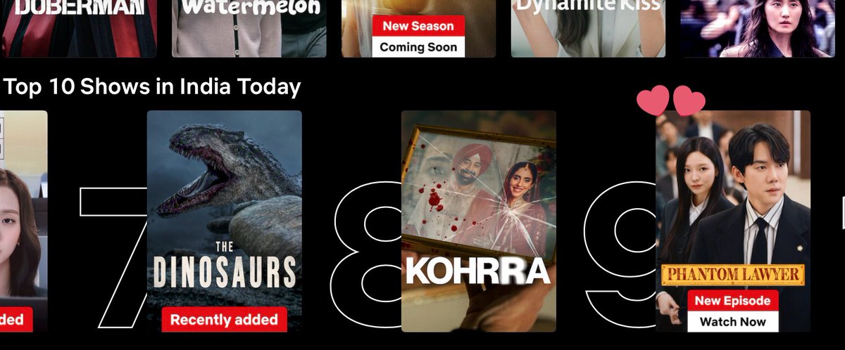 Wow #phantomlawyer inTop 10 shows In India too 👏👏👏
Congratulations 🙌

#yooyeonseok
#esom