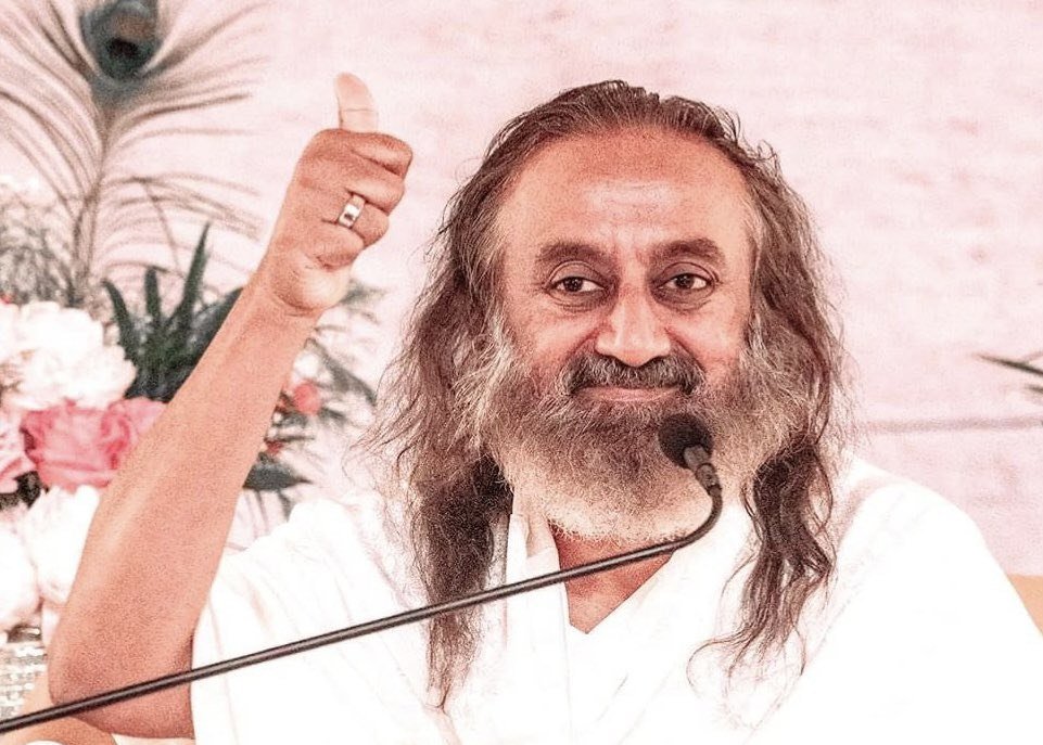 i_am_a_sadhak's tweet photo. Q: Gurudev, I feel guilty for my past mistakes and it is eating me up and doesn't let me sleep peacefully. How can I repent in the right way, learn from it, and then truly let go and move on?

@Gurudev Sri Sri Ravi Shankar ji - Guilt has a purpose. A little bit of guilt is good. It does not allow you to get into a cycle of actions that are not good for you and for others. When such an action happens, the guilt in you acts like a brake for you not to continue the same act. However, guilt is good in the right amount and only for that period of time. If it goes beyond a limit then it eats you like a termite. If you are stuck in guilt, then your mind cannot blossom; you cannot rise above.

So, you need ‘skill’ to get out of guilt, but at the same time, not totally remove it from the system – till you realize that you are not the doer but the total light, the wisdom, the self. Until that blossoms, a little bit of guilt serves you. It protects you from wrong-doing that you might engage in. To bring about that balance we have spiritual practices, surrendering to the divine, and faith in the higher power and self. Go into the soul, “Satchidananda”- true, blissful, the Consciousness.

Let go of the event which has gone and left its shadow in the consciousness but take this sankalpa (Resolution) that you will not do this action in the future. Your very wish to repent has solved the purpose. This wish is an indication that your intellect is getting matured. Otherwise, you would not have been aware of your wrong actions. You are innocent in the present moment. That person who did a mistake has packed off his suitcase and gone. Now inside you is a new person.

Start believing in the innocence of the present moment where the YOU in you is innocent. Lord Krishna tells Arjuna “I will relieve you from your sins. You just surrender. Then it’s my responsibility to take care of your sins. Don’t worry. Drop all that you are holding onto. Drop even your dharma.” Instead, people try to get rid of their sins. The Divine will relieve you of your sins. All that you need to do is to let go of everything you are holding on to.

Follow @i_am_a_sadhak for more such amazing wisdom by Gurudev