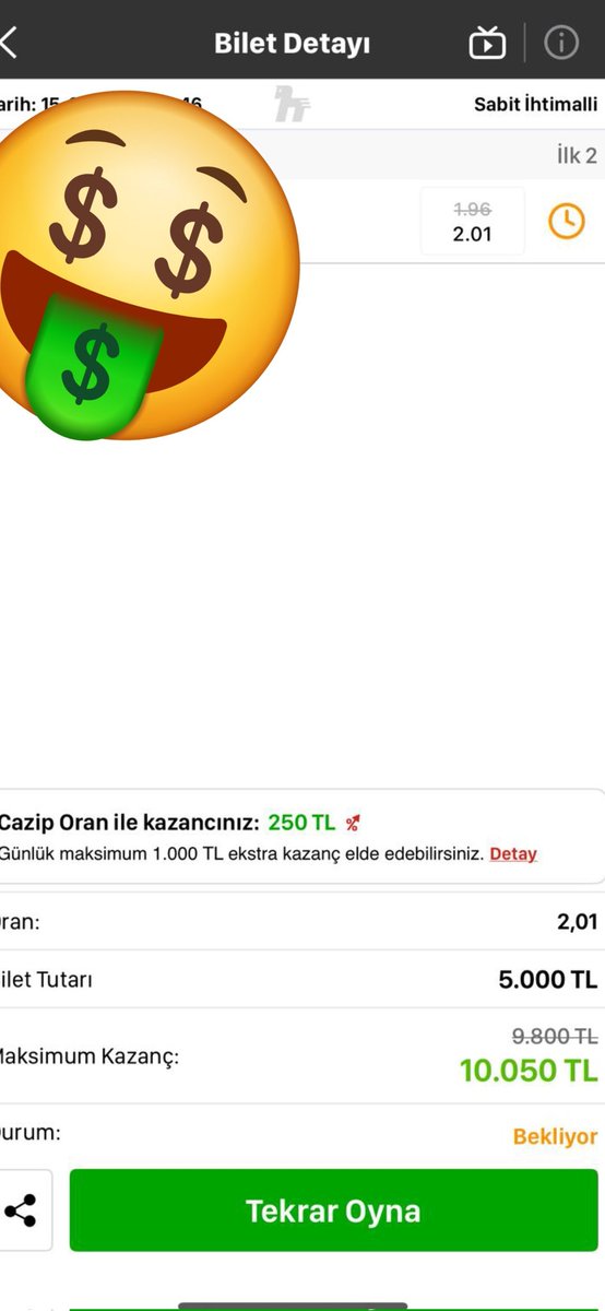 🧡#ÖzelSesliYorumGrubu ndan
👉"AÇIK PAYLAŞIM GÜNÜ"müzde
Herkese İyi ve Bereketli Pazarlar🙏

🎯İZMİR ve ADANA için
"TeK HedeF TeK OyuN"
tercihlerimizi değerlendirdik..

👇RT yapan Dostlar için kuponun AÇIK halini DM'den göndereceğiZ