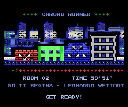 lo_re77's tweet photo. Chrono Runner - MSXdev25 #38 リリース!
MSX1 パズルゲーム!Associazione MSX Italia制作!
エージェント・クロノがドクター・クレイジーを阻止!アドベンチャー!
プレイ:https://t.co/w8sSj8luIh
ROM:https://t.co/UYL1Eu3Nax
#MSX #MSXdev #ChronoRunner https://t.co/pbYAiiulyP