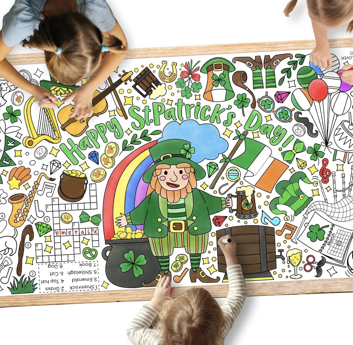 BeTheBestNanny's tweet image. See why this giant St. Patrick’s Day Coloring Poster is the perfect holiday project for festive, screen-free fun at bethebestnanny.com/2026/03/15/st-…

#stpatricksday #coloring #amazonfinds #creativekids #bestnanny #screenfree