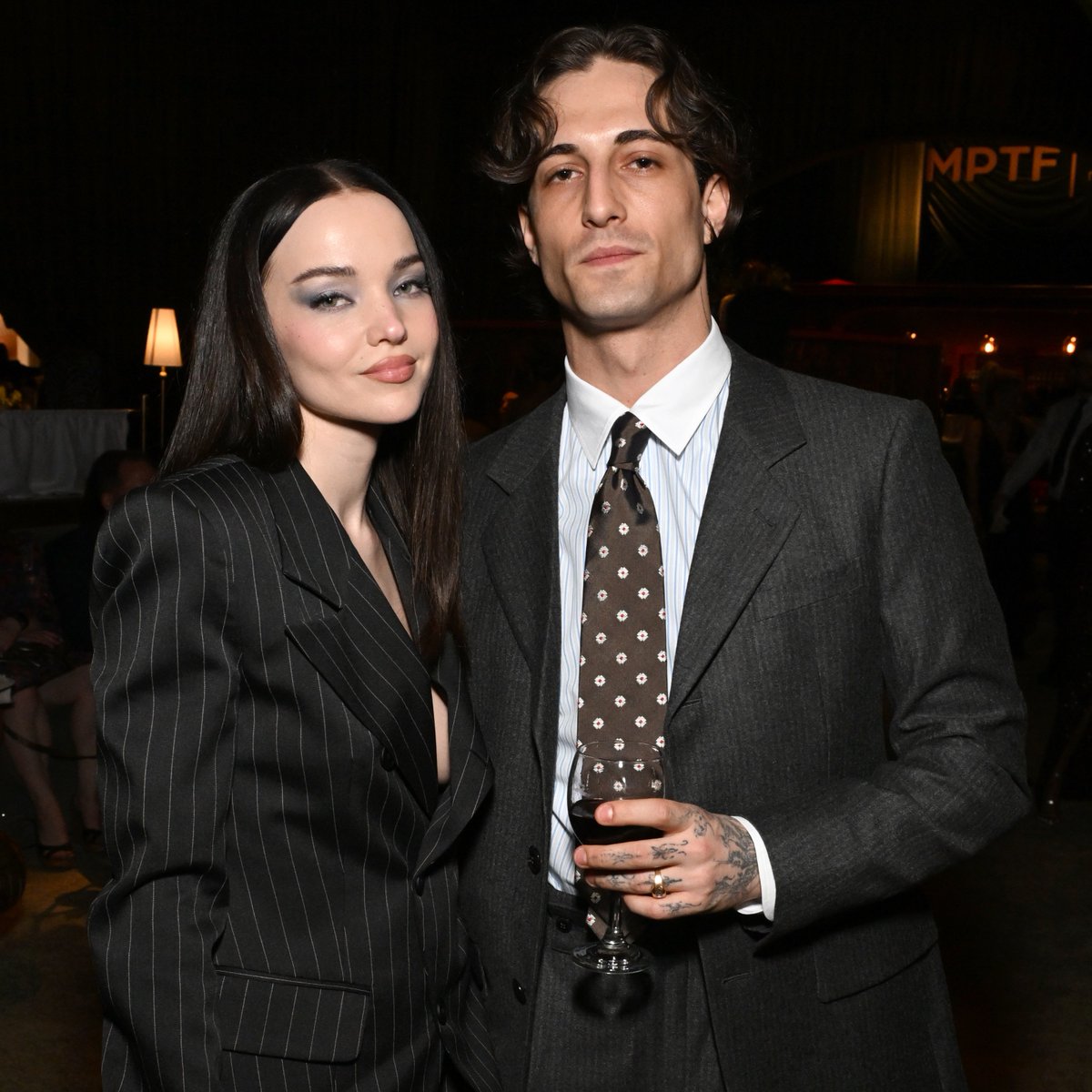JumpTrailers's tweet photo. Dove Cameron and Damiano David attend MPTF's 24th Annual Night.
(Michael Kovac/Getty) https://t.co/qLC73mBfCQ